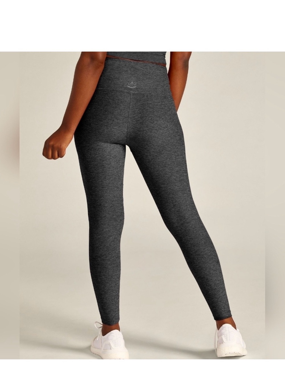 Beyond Yoga Charcoal Gray High-Rise Seamless Leggings